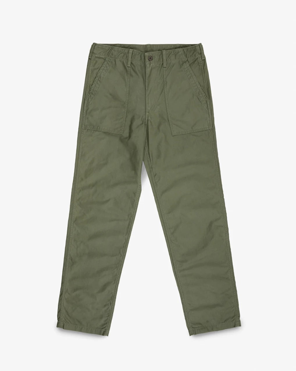 Iron Heart IH-744-GRN 10oz Back Sateen Baker Pants - Army Green