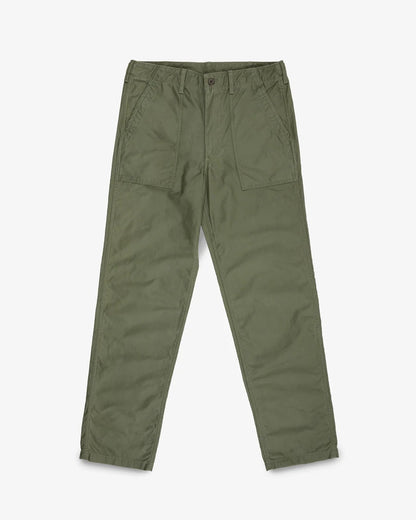 Iron Heart IH-744-GRN 10oz Back Sateen Baker Pants - Army Green