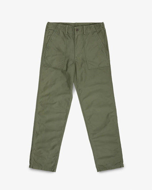 Iron Heart IH-744-GRN 10oz Back Sateen Baker Pants - Army Green