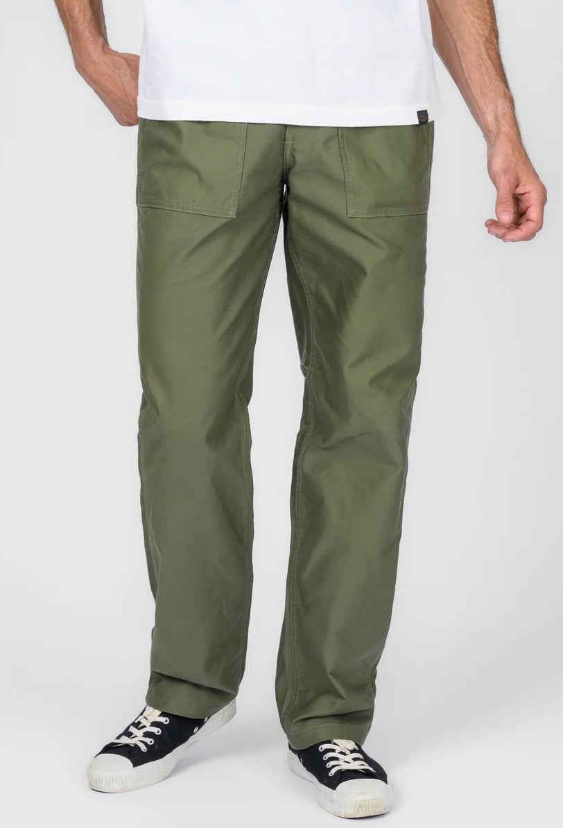 Iron Heart IH-744-GRN 10oz Back Sateen Baker Pants - Army Green
