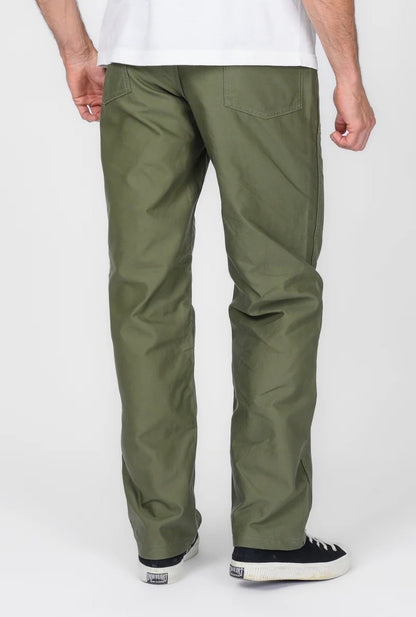 Iron Heart IH-744-GRN 10oz Back Sateen Baker Pants - Army Green
