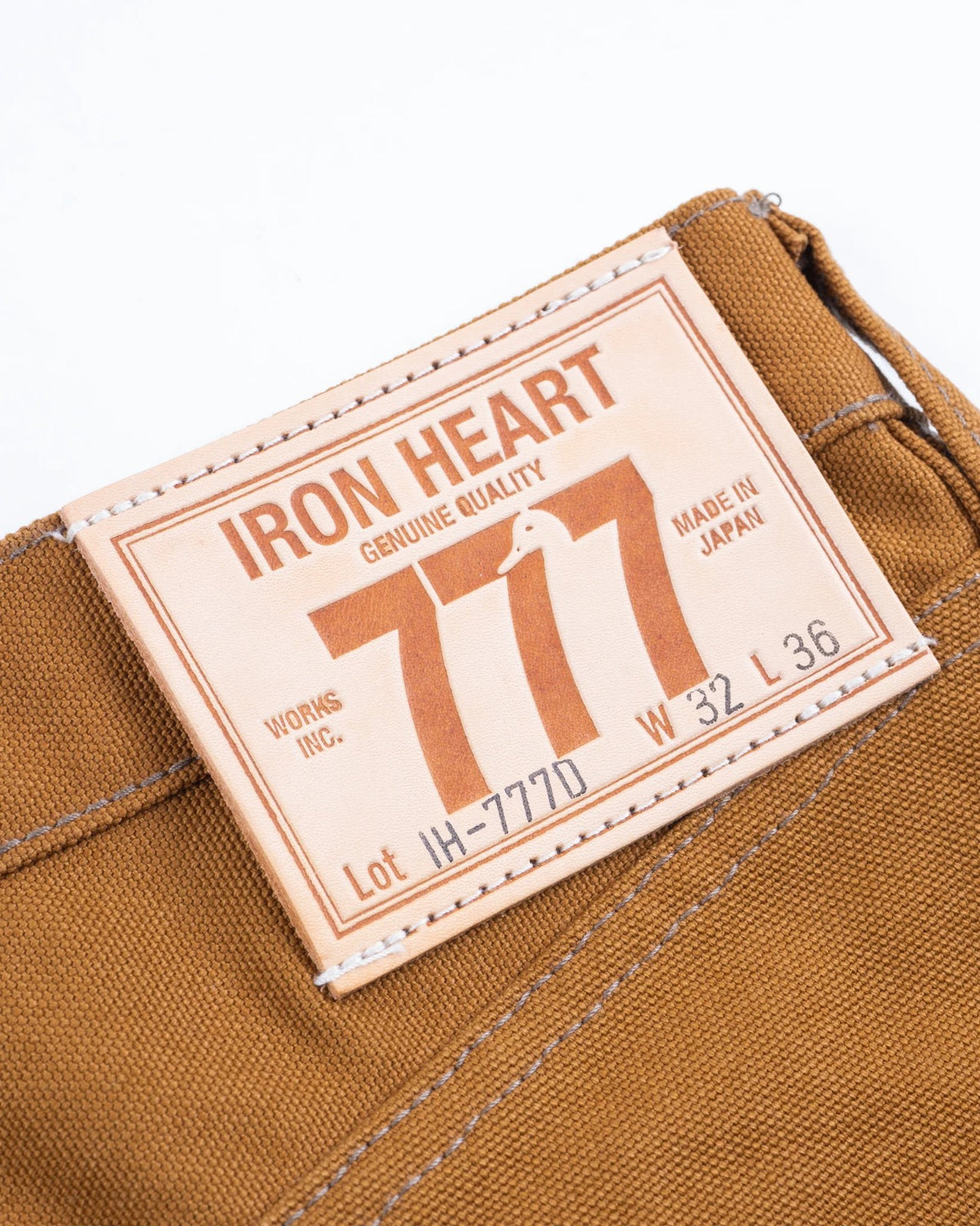 Iron Heart IH-777D 17 Oz Duck Brown
