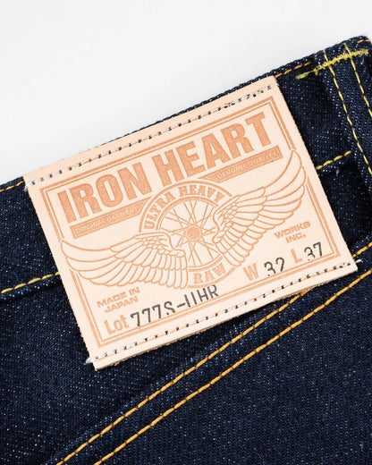 Iron Heart IH-777S-UHR 21/23oz Ultra Heavy Raw Selvedge Denim Slim Tapered Cut Jeans