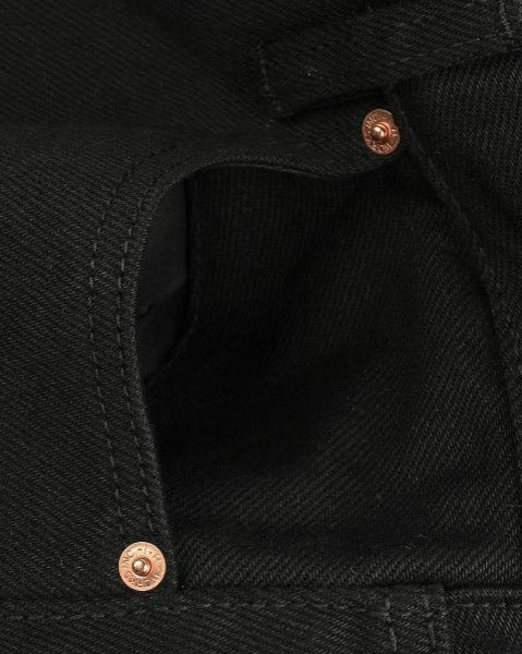 Iron Heart IH-888S-SB - 21oz Superblack (Non-Fade) Selvedge High Rise Tapered Denim