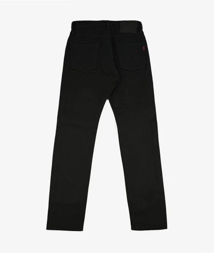 Iron Heart IH-888S-SB - 21oz Superblack (Non-Fade) Selvedge High Rise Tapered Denim
