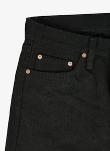 Iron Heart IH-888S-SB - 21oz Superblack (Non-Fade) Selvedge High Rise Tapered Denim