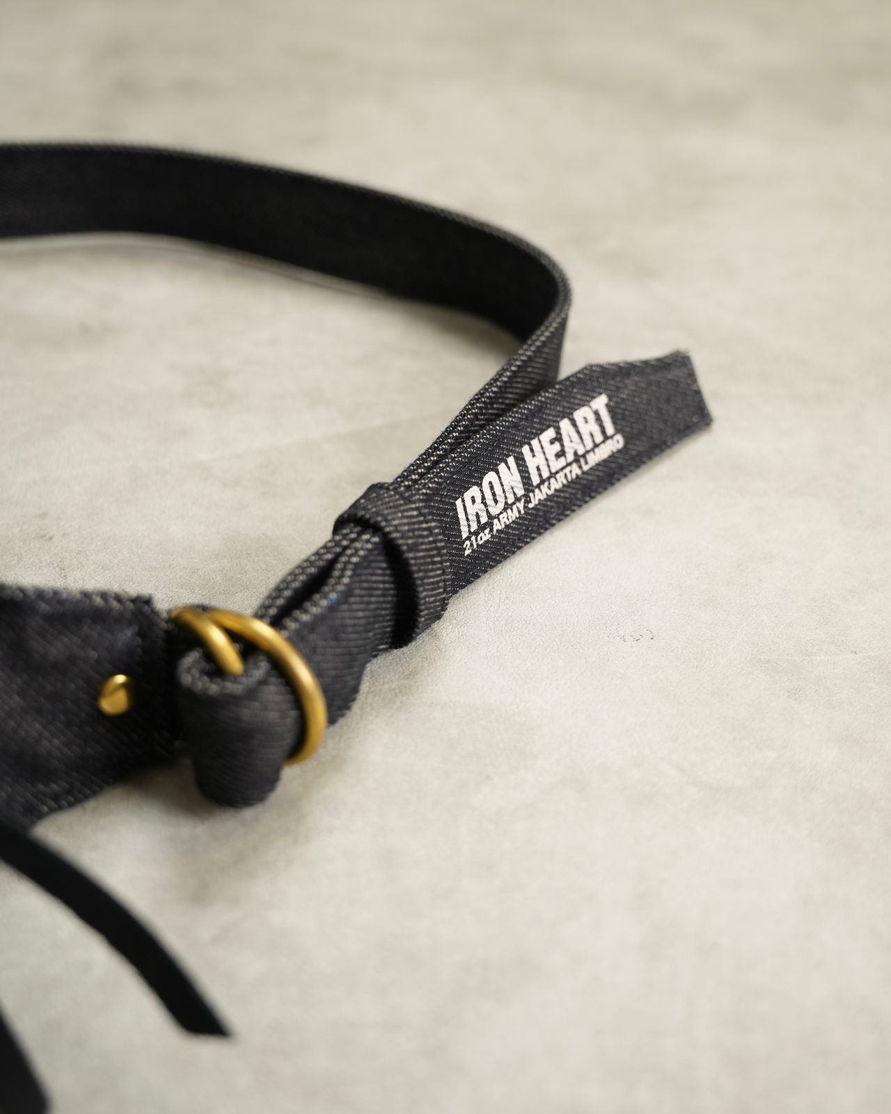 Iron Heart IHE-37-IND Special LIMBRO X IH PARTY 21oz Selvedge Denim Waist Bag - Indigo