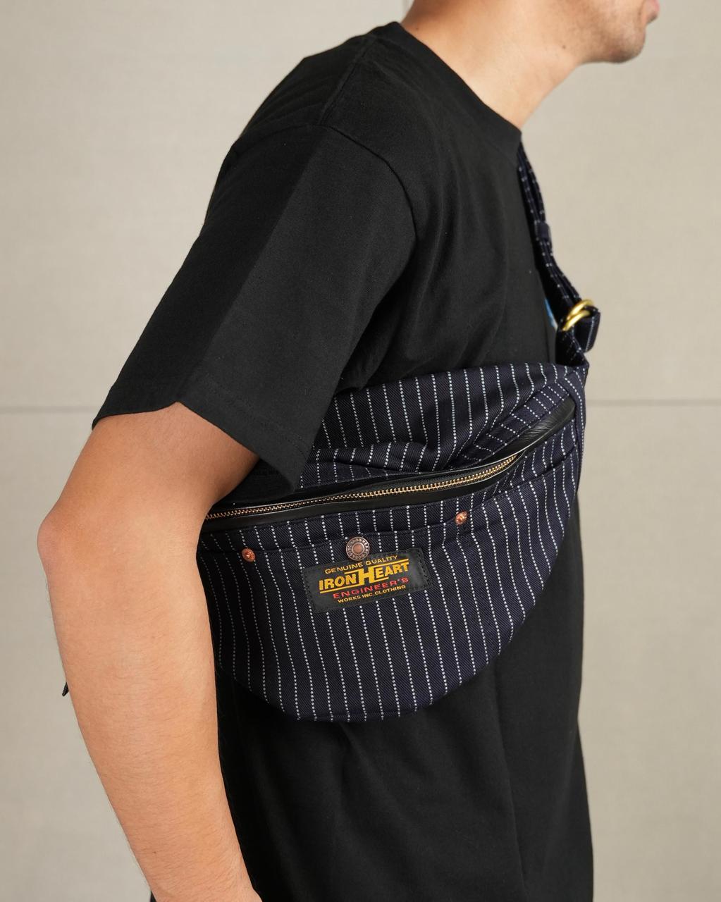 Iron Heart IHE-37W-BLK 12oz Wabash Waist Bag