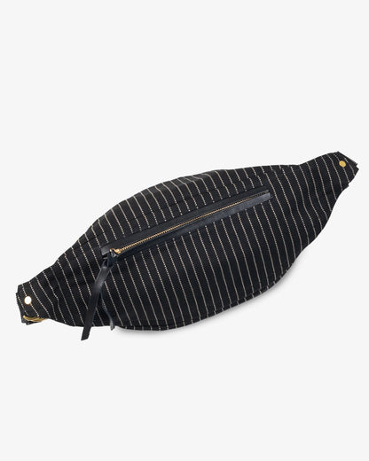 Iron Heart IHE-37W-BLK 12oz Wabash Waist Bag - Black