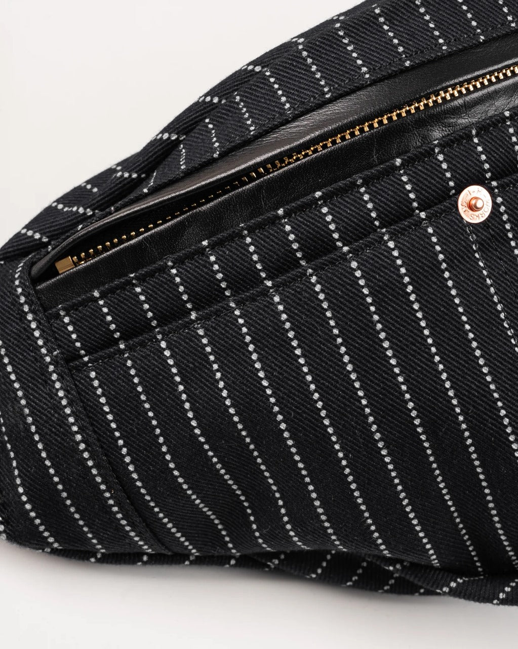 Iron Heart IHE-37W-BLK 12oz Wabash Waist Bag - Black