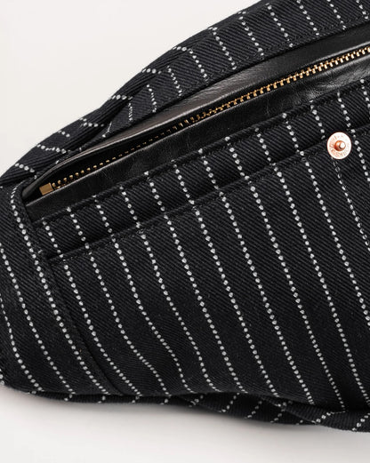 Iron Heart IHE-37W-BLK 12oz Wabash Waist Bag - Black