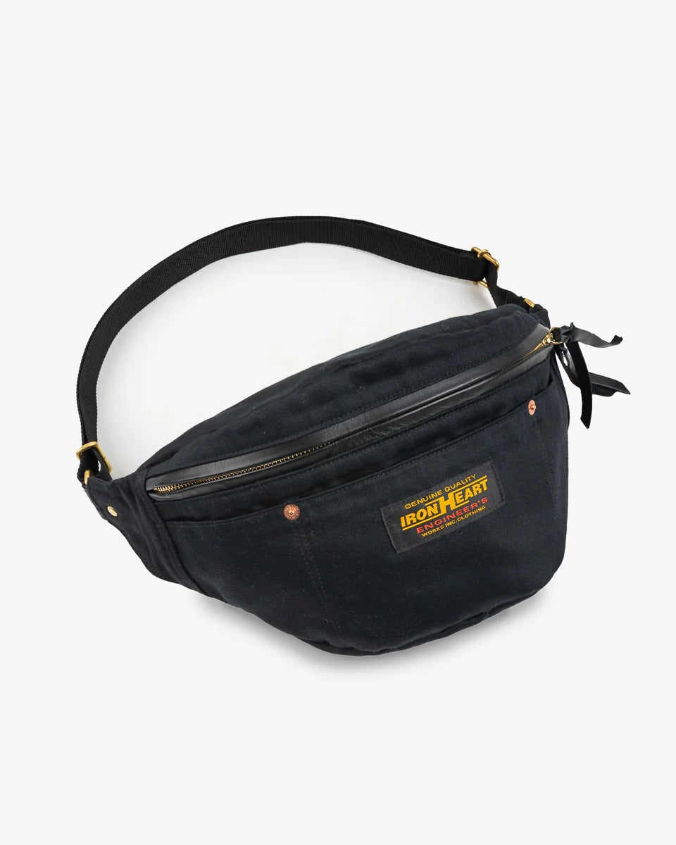 Iron Heart IHE-53 Whipcord Waist Bag - Black