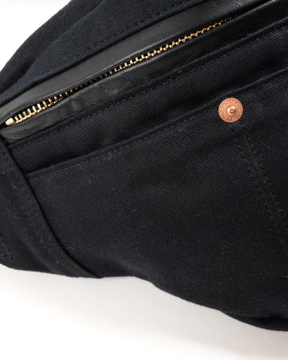 Iron Heart IHE-53 Whipcord Waist Bag - Black