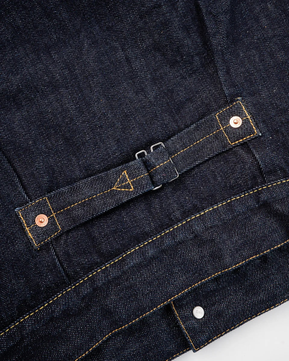 Iron Heart IHJ-151-IND 16oz Selvedge Denim Fleece Lined Type II - Indigo