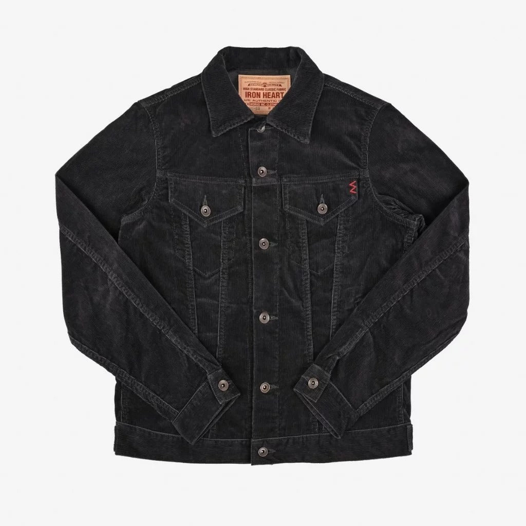Iron Heart IHJ-69 Black Corduroy