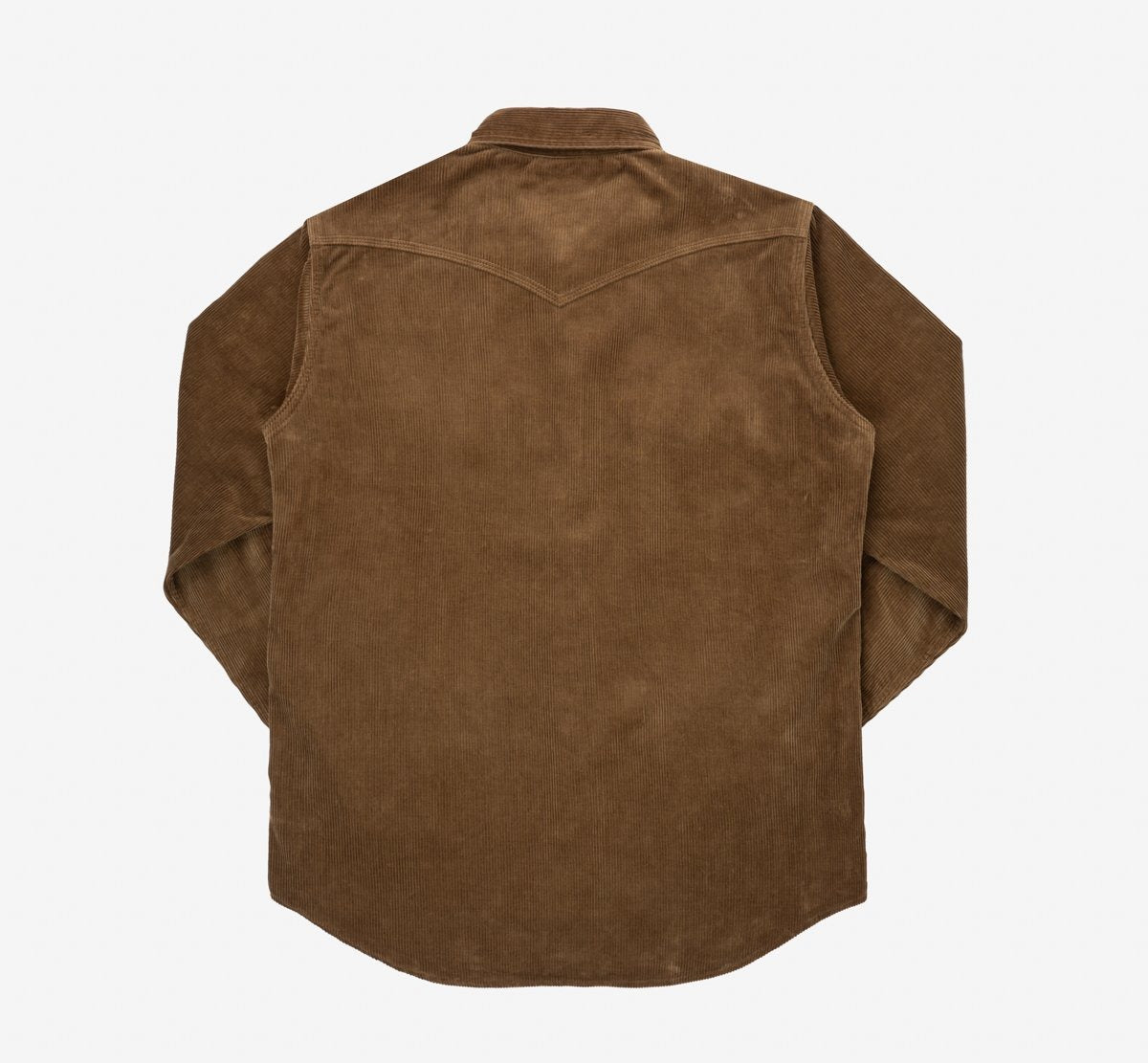 Iron Heart IHSH-398 11oz Corduroy Western Shirt Camel