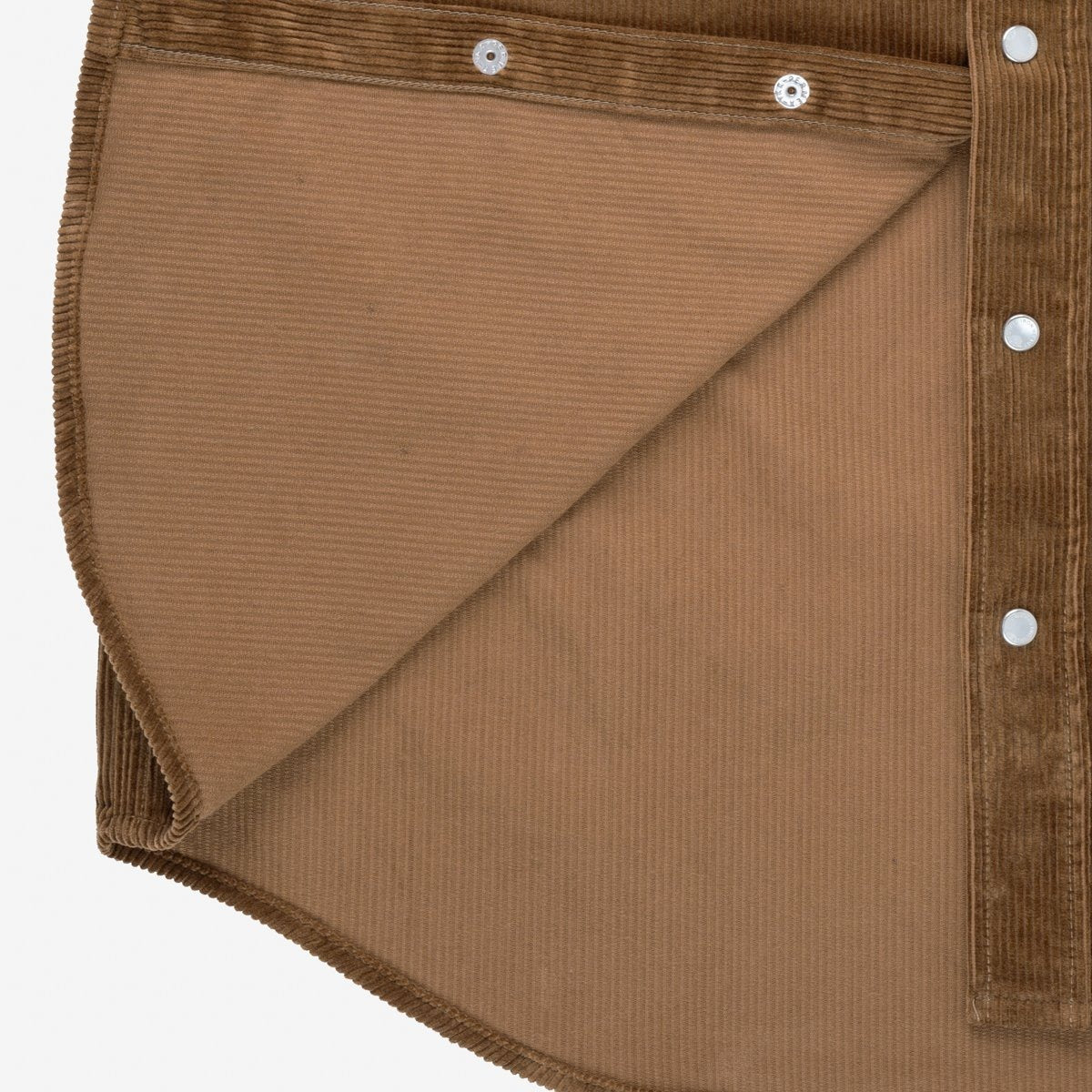 Iron Heart IHSH-398 11oz Corduroy Western Shirt Camel