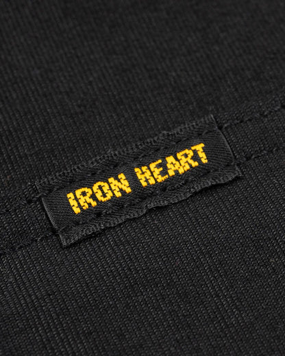 Iron Heart IHSH-425 8oz Military Whipcord CPO Shirt - Black
