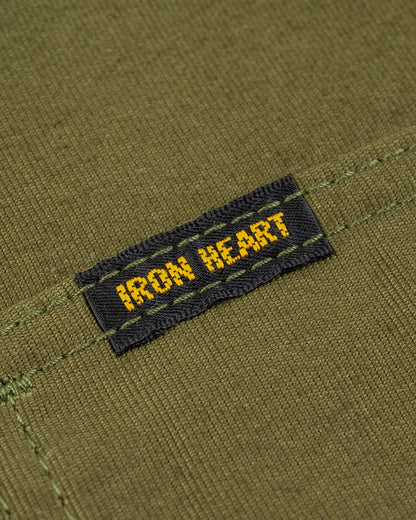 Iron Heart IHSH-425 8oz Military Whipcord CPO Shirt - Olive