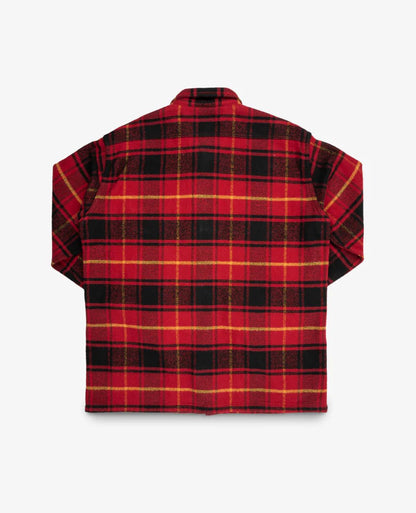 Iron Heart IHSH-433-RED Heavy Flannel Rider’s Overshirt