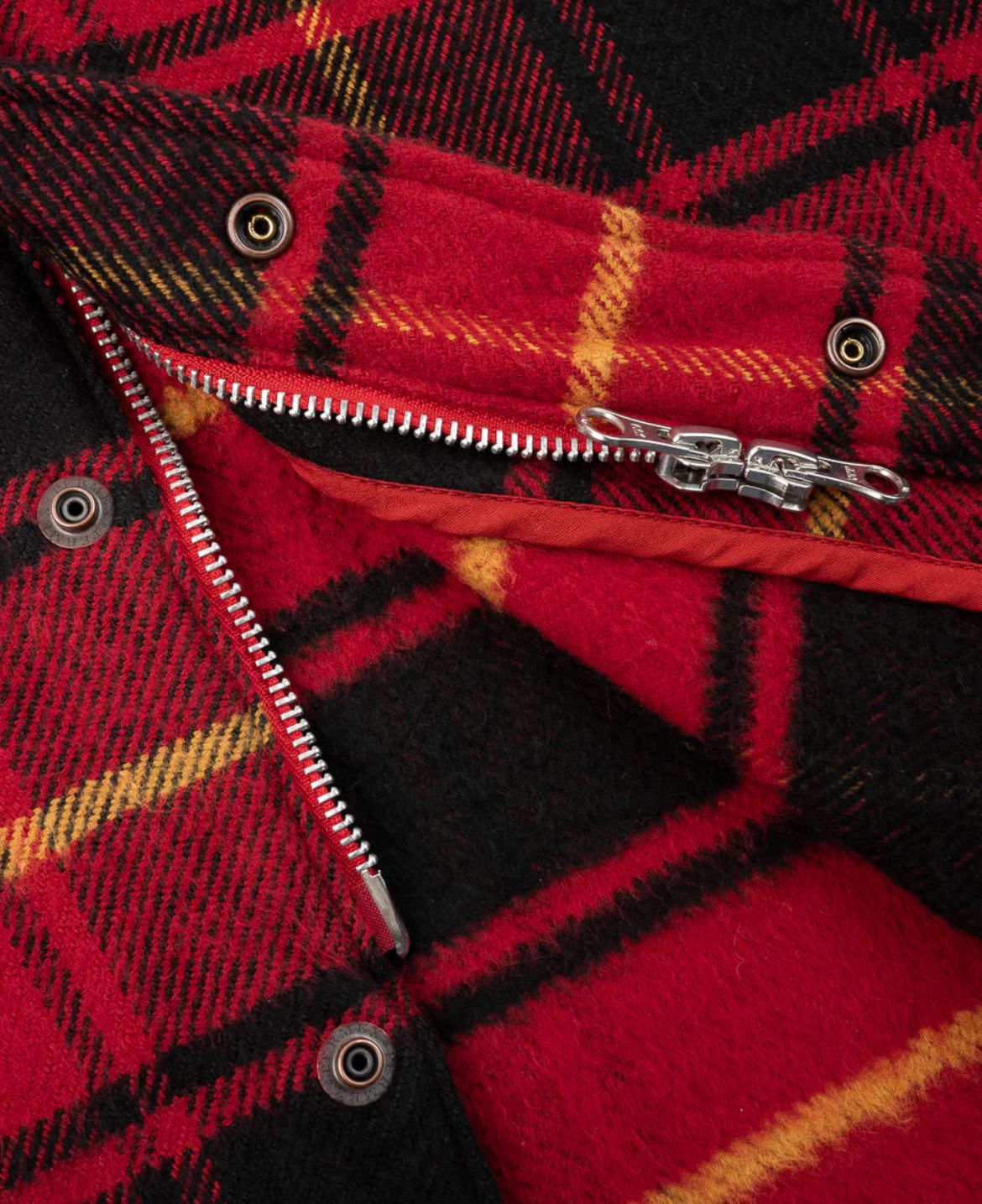 Iron Heart IHSH-433-RED Heavy Flannel Rider’s Overshirt