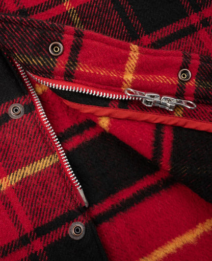 Iron Heart IHSH-433-RED Heavy Flannel Rider’s Overshirt