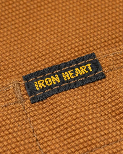 IRON HEART IHSH-423-CAM 13oz Oxford Cloth Work Overshirt - Camel
