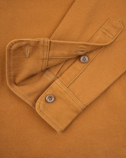 IRON HEART IHSH-423-CAM 13oz Oxford Cloth Work Overshirt - Camel