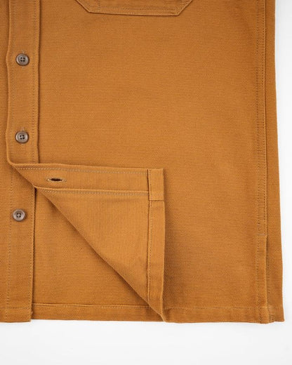 IRON HEART IHSH-423-CAM 13oz Oxford Cloth Work Overshirt - Camel