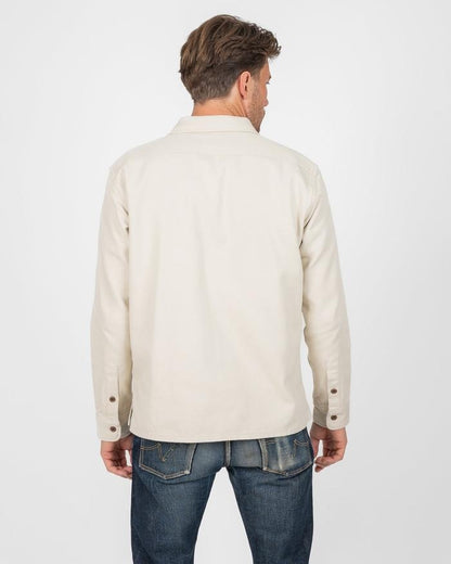 IRON HEART IHSH-423-IVO 13oz Oxford Cloth Work Overshirt - Ivory