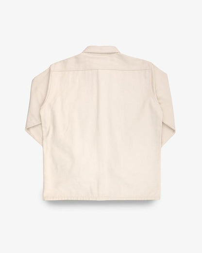 IRON HEART IHSH-423-IVO 13oz Oxford Cloth Work Overshirt - Ivory