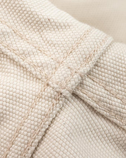 IRON HEART IHSH-423-IVO 13oz Oxford Cloth Work Overshirt - Ivory