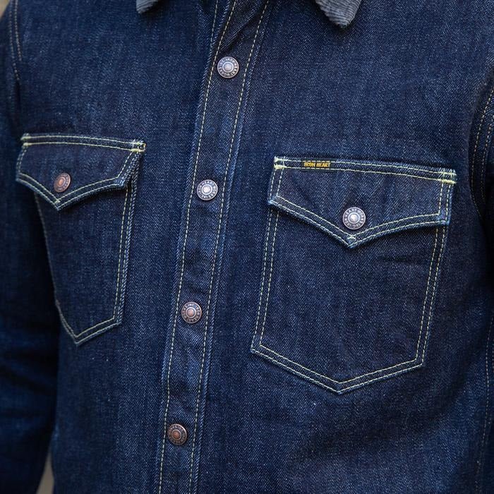 Iron Heart IHSH-427 16oz Selvedge Denim CPO Shirt