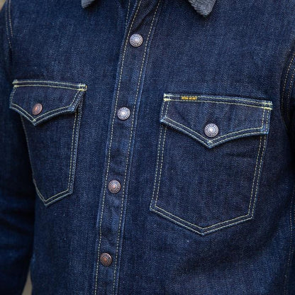 Iron Heart IHSH-427 16oz Selvedge Denim CPO Shirt