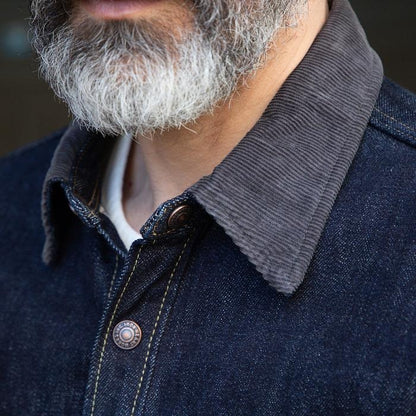 Iron Heart IHSH-427 16oz Selvedge Denim CPO Shirt