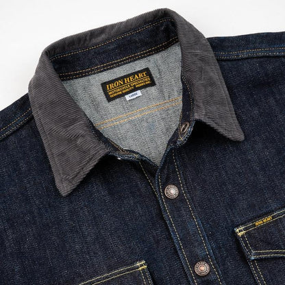 Iron Heart IHSH-427 16oz Selvedge Denim CPO Shirt