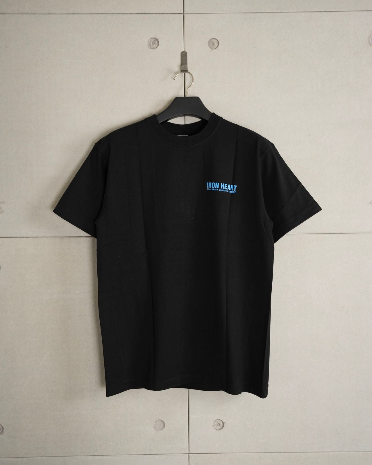 Iron Heart IHT-LIM-BLK 21oz Army Jakarta T-shirt