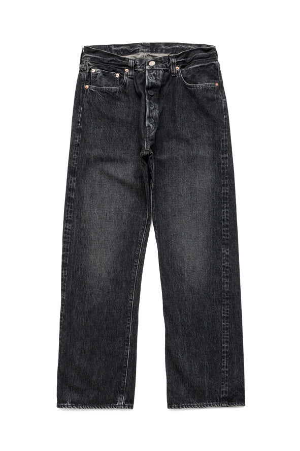 Sugar Cane SC42460H 14.25oz Black Denim 1947 Hard Wash Model Regular Straight