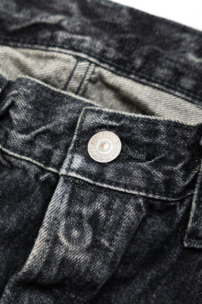 Sugar Cane SC42460H 14.25oz Black Denim 1947 Hard Wash Model Regular Straight
