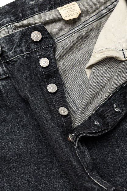 Sugar Cane SC42460H 14.25oz Black Denim 1947 Hard Wash Model Regular Straight