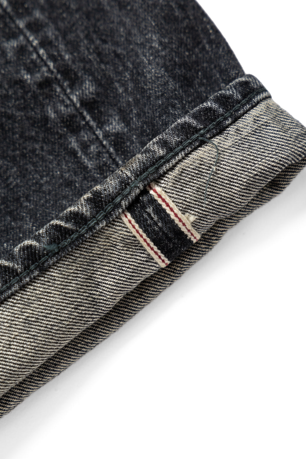 Sugar Cane SC42460H 14.25oz Black Denim 1947 Hard Wash Model Regular Straight