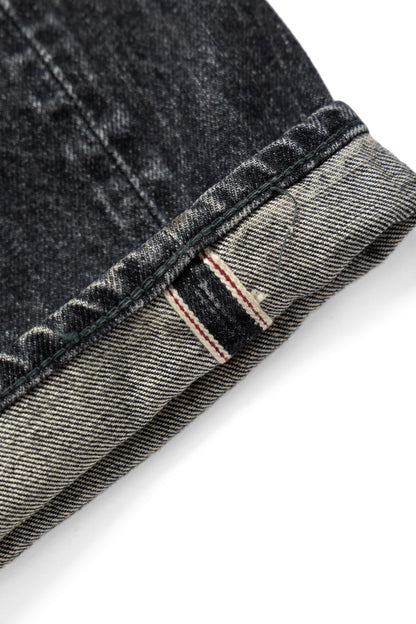 Sugar Cane SC42460H 14.25oz Black Denim 1947 Hard Wash Model Regular Straight