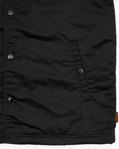Iron Heart IHJ-160-BLK 4.8oz Nylon Coach Jacket - Black
