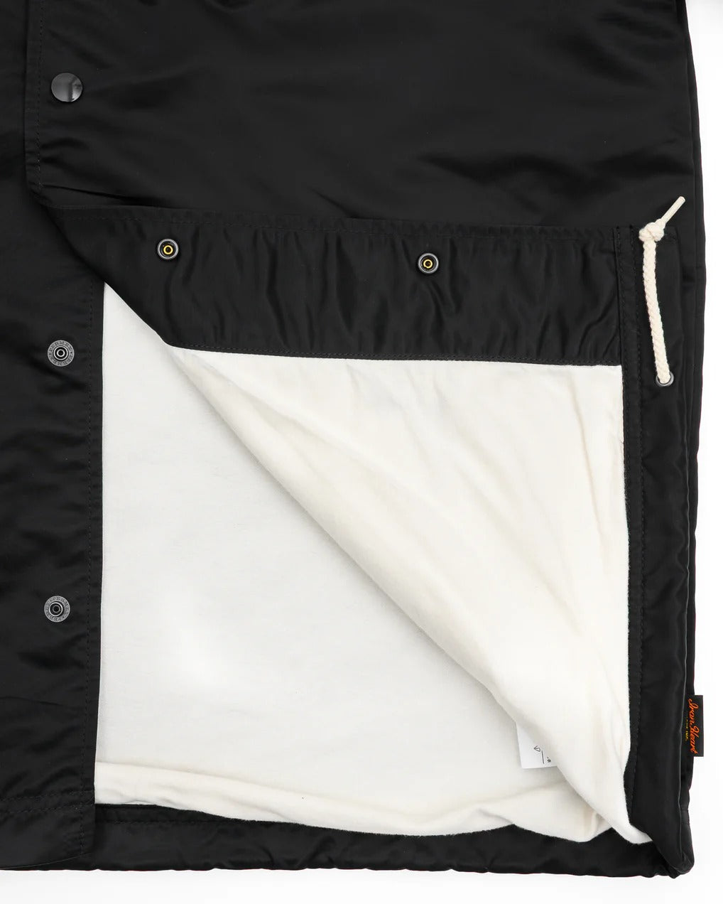 Iron Heart IHJ-160-BLK 4.8oz Nylon Coach Jacket - Black