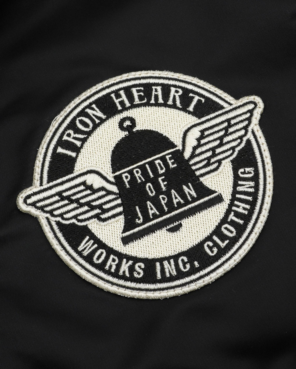 Iron Heart IHJ-160-BLK 4.8oz Nylon Coach Jacket - Black