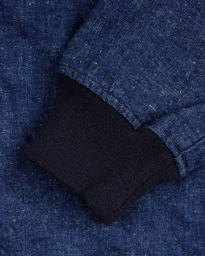Iron Heart IHJ-161-IND 10oz Neppy Selvedge Denim Coach Jacket Indigo