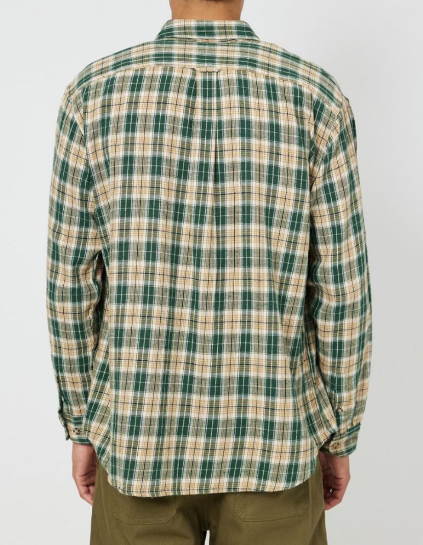 Julian Farmers Check Shirt G29 Racing Green
