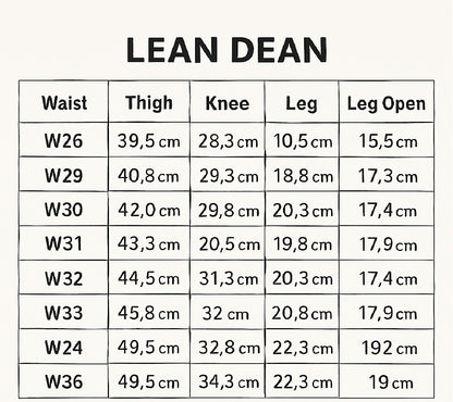 Lean Dean Dry Japan Selvage