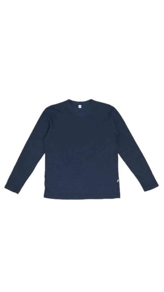Pure Blue Japan LS-5011-D Indigo Dyed Long Sleeve T-Shirt