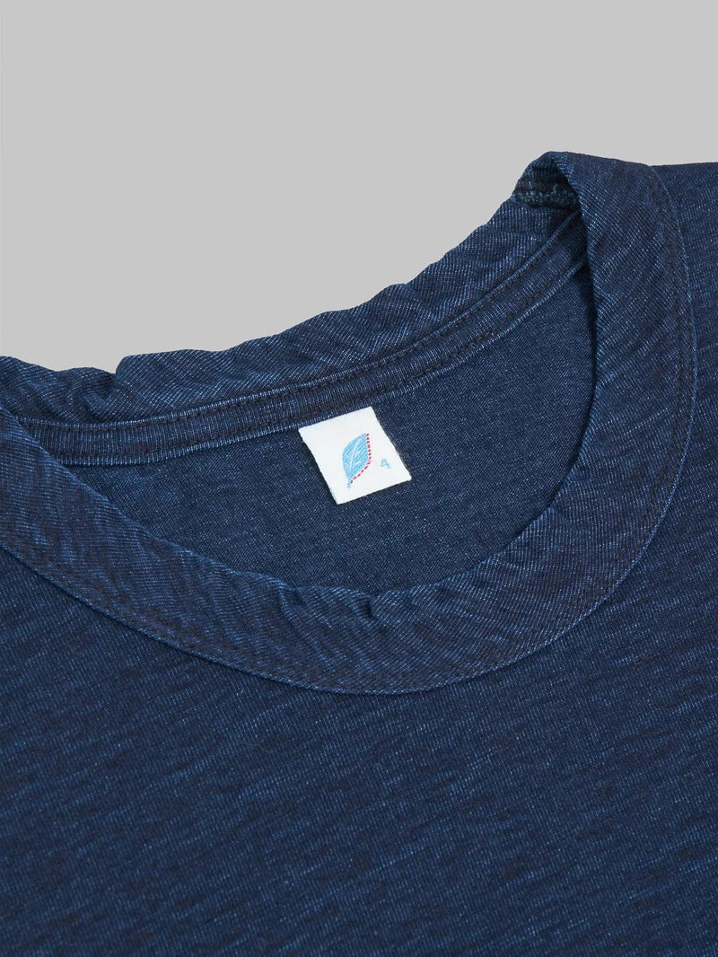 Pure Blue Japan LS-5011-D Indigo Dyed Long Sleeve T-Shirt